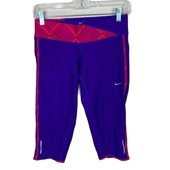 Sale❤️Nike running purple short capris size small - Picture 1 of 9